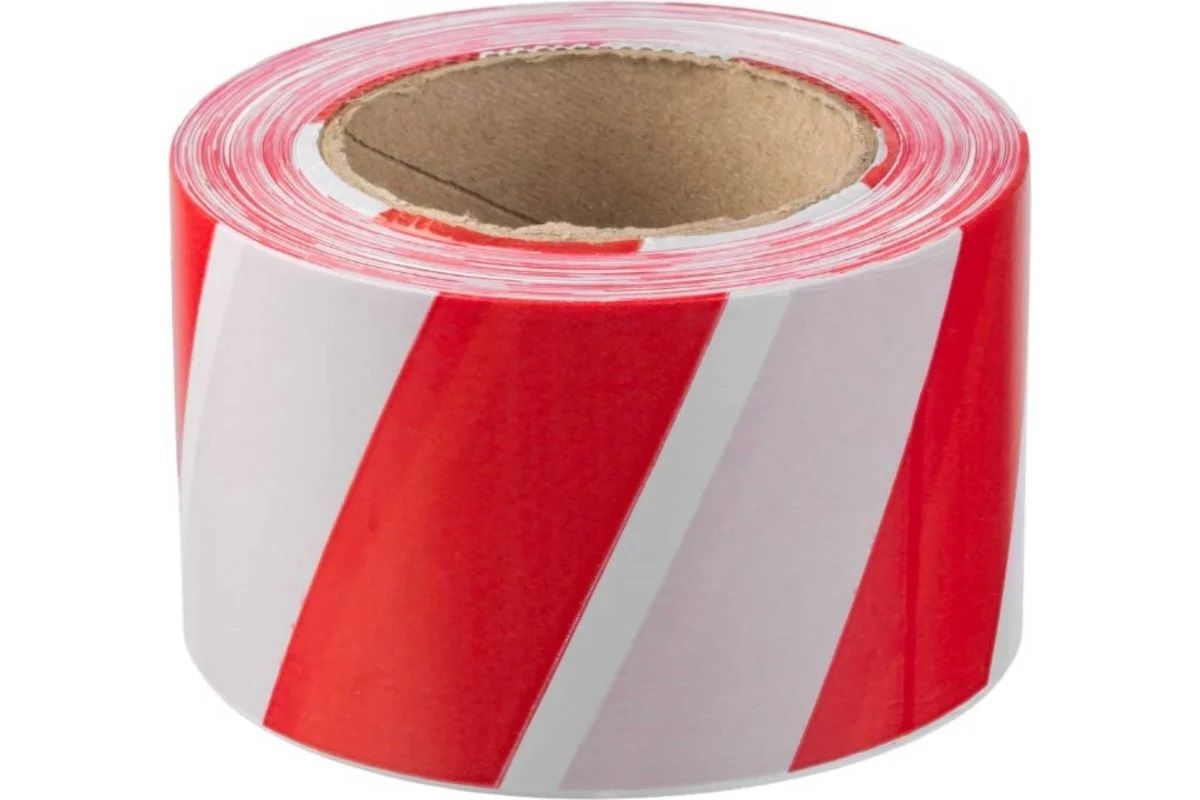 Лента оградительная красная